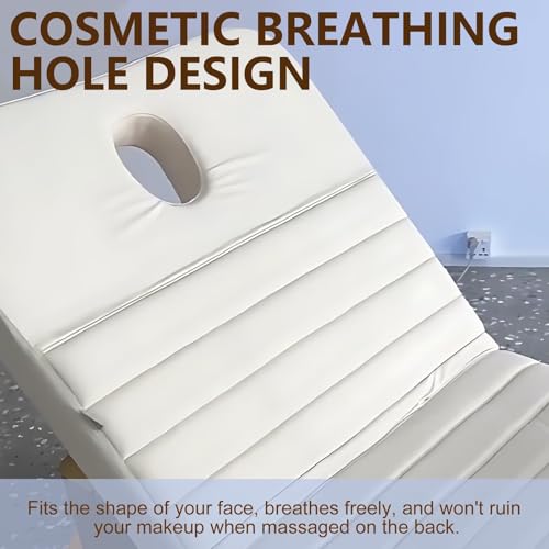 Larnavo Massage Table-Electric Massage Table with Golden Luxury Modern Style, Facial Beauty Bed Includes Smart Lift, Thermostatic Heating, Storage Cabinet - Image 5