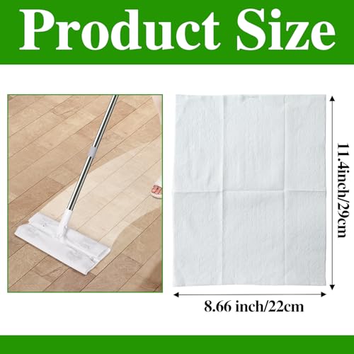 Almofadas de esfregão a seco de 200 unidades, almofadas descartáveis para limpeza de pó e cabelo