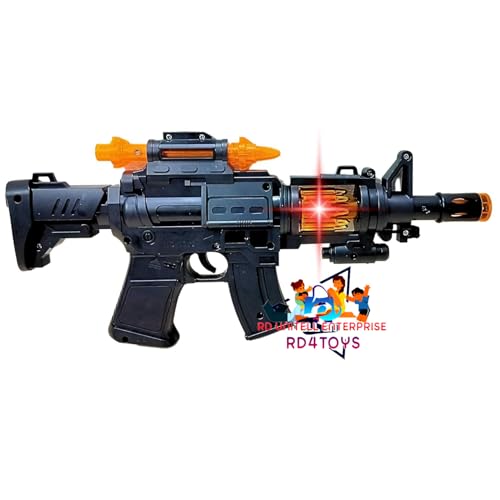 Image of Electric Music Gun Series Weapon - Flashing Lights and Sound Effects Toy for Kids
