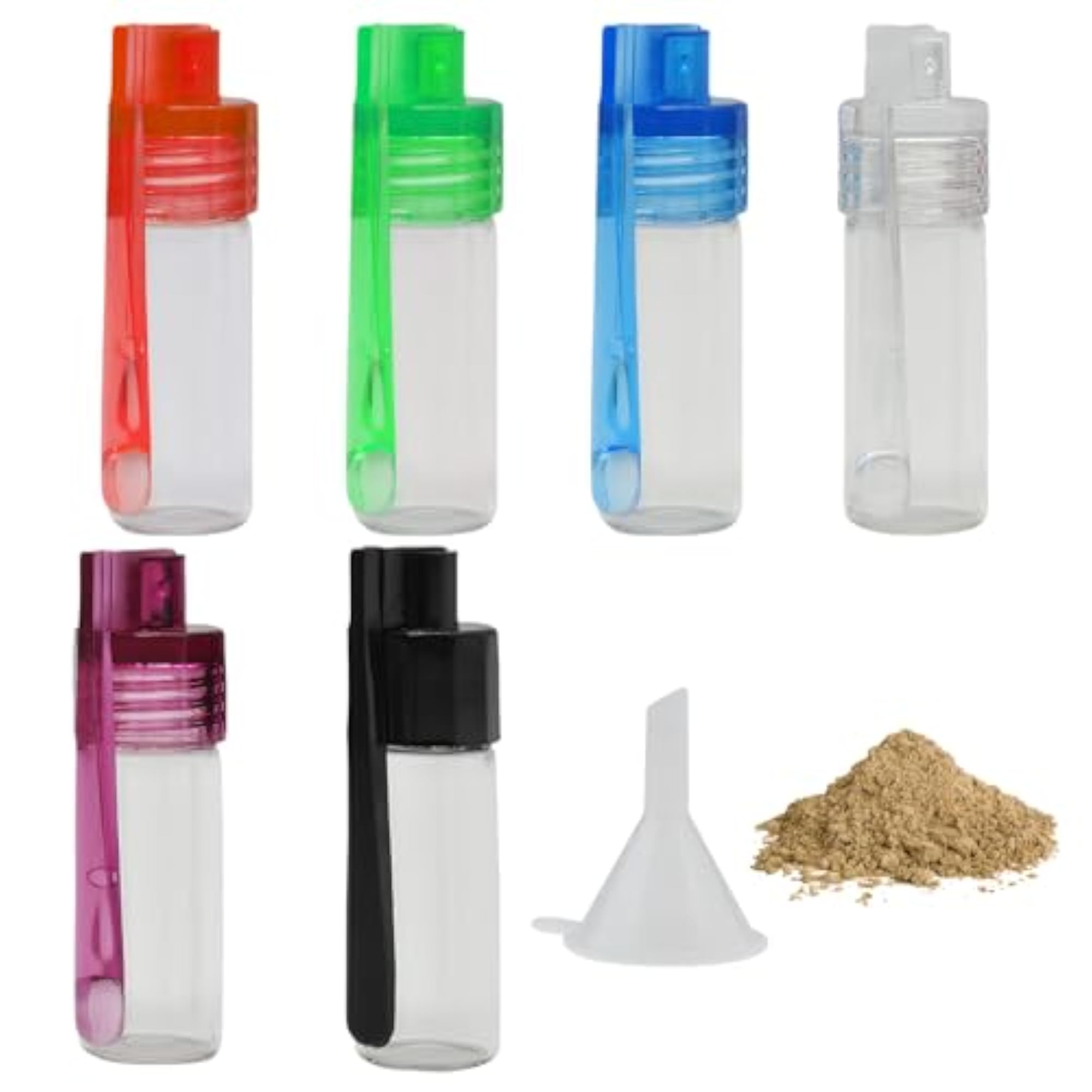 6Pcs Bottle with Spoon, Practical Vial Kit for Travel