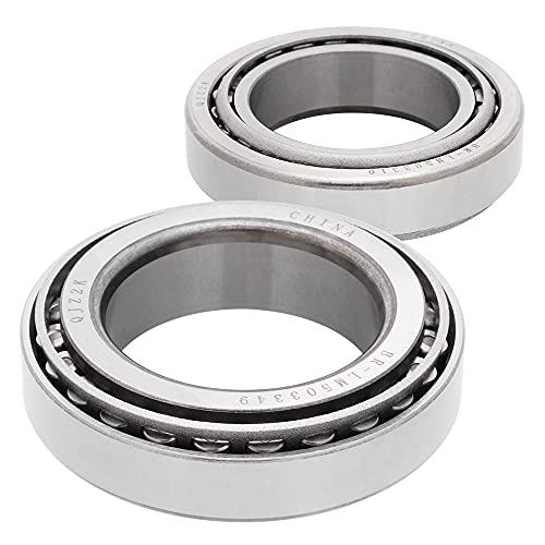 [2-Sets] Cone Lm503349 Cup Lm503310 Tapered Roller Bearing 1.811" X 2.952" X 0.709" (Id X Od X W) | 45.987 Mm X 74.976 Mm X 18.001 Mm (Id X Od X W) Wheel, Axle, Transfer Case Output Shaft Bearings #TOP13