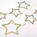 Meri Meri Gold Star Glitter Garland (Pack of 1)