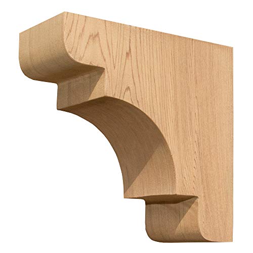 Wood Corbel 31T3S Smooth Finish -Projection 7 1/2" -Height 7 1/2" -Thickness 3 1/2" by Timber Build