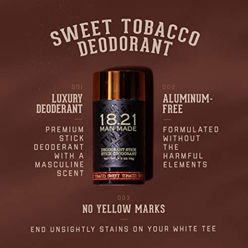 18.21 Man Made Gift Set Duo - Wash & Deodorant Stick, Sweet Tobacco - Thumbnail 5