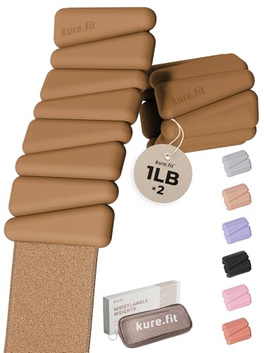 Image of Pilates Weight | Wrist & Ankle Weights for Women | Weighted Bangles | 1LB / 2LB Each (Set of 2)
