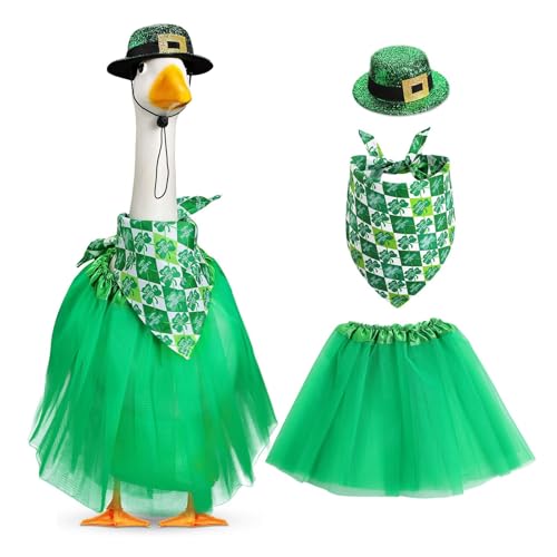 Tenue d'oies en polyester vêtement amusant pour statue - 6