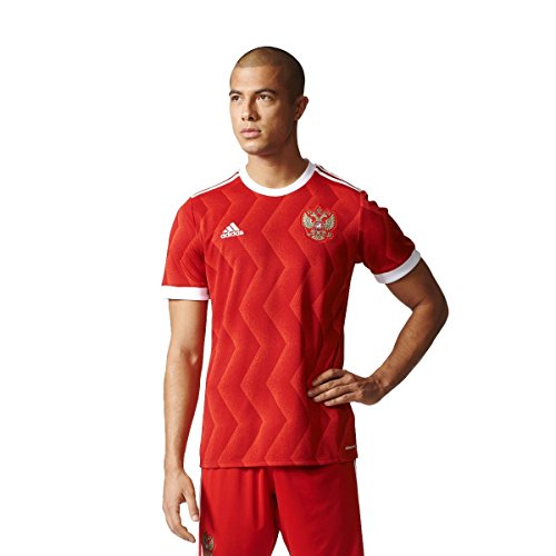 adidas Russia Home Men's Soccer Jersey 2017 (XL) Red