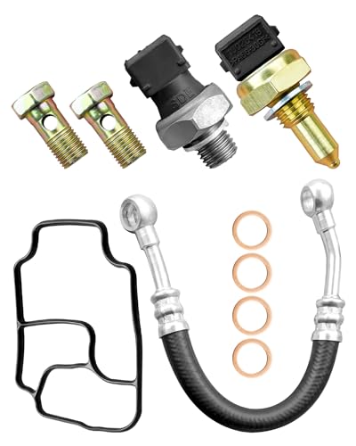 Image of Engine Oil Filter Housing Gasket Kit Fit For BMW 325Ci 530i X5 Z3 E46 E39 E53 E85 Replace 11361705532 11421719855 12618611273 32416852469 13621433076, Engine Oil Filter Housing Sealing Kit