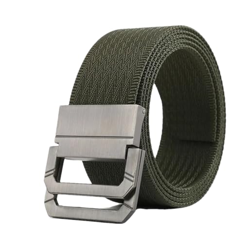 YTR6TW Men Nylon Belts Men's Tactical Belt Double Buckle Military Belts