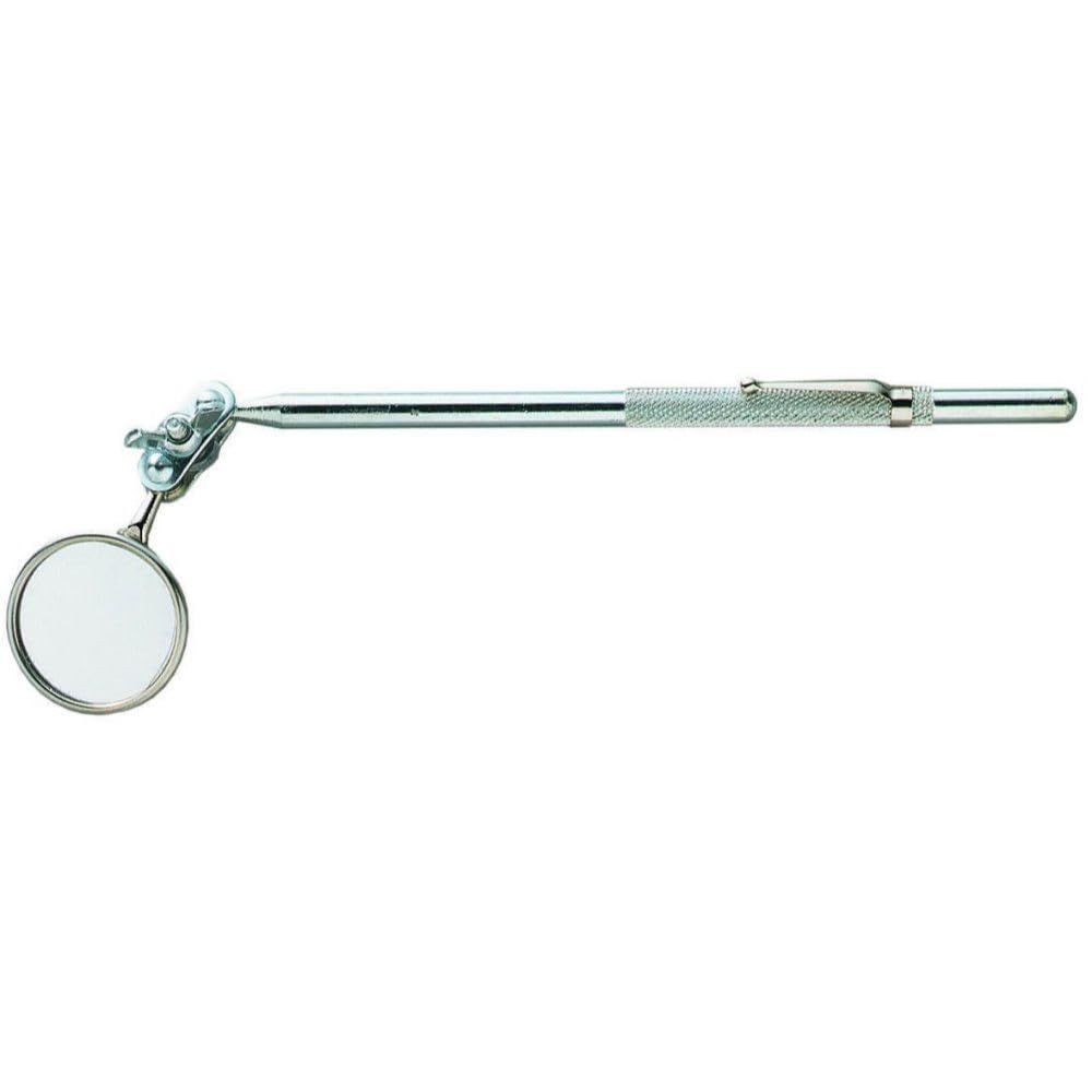 Miroir d'inspection General 555 de 20,3 cm avec manche telescopique pour atelier