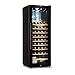KLARSTEIN Barossa - Cantinetta Vino Doppia Temperatura, Cantina Vino, 2 Zone, Temperatura: 5-18 °C, Porta in Vetro, Display LCD, Illuminazione Interna a LED, Touch, Nero, 54 Bottiglie