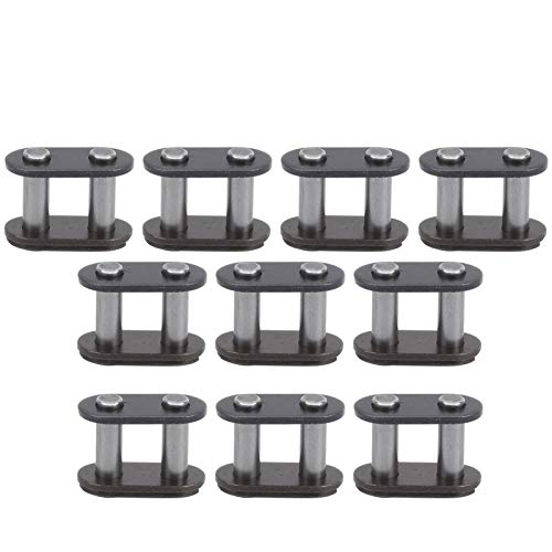 ZAICOLER 10pcs T8f Chain Master Link, Steel Reusable Wear Resistant
