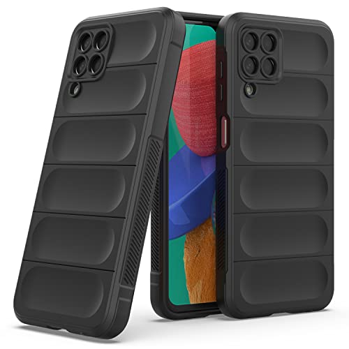Zapcase Back Case Cover for Samsung Galaxy M33 5G | Compatible for Samsung Galaxy M33 5G Back Case Cover | Liquid Silicon Case for Samsung Galaxy M33 5G with Camera Protection|Black- Best and cheap mobile covers in India