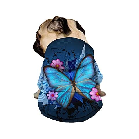 KUILIUPET Sudadera con capucha con cremallera para perro Cover