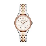 Wasserdichtigkeit: 5 ATM Michael Kors Damen Analog Quarz Uhr mit Edelstahl Armband MK6642