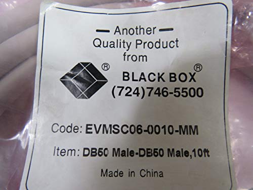 Black Box EVMSC06-0010-MM Beige Video Cable w/2 DB50 Male Connectors 10'