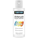 X ARTY HUB Acrylic Varnish Gloss 120 ml, Anti-Yellowing/Fading/Cracking Acrylic Paint Sealer, Waterproof, Stain & Moisture Resistant Coating, Brushable and Sprayable