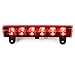 Black Housing Red Lens High Mount Stop Light 3rd Third Brake Light for 2000-2006 Chevy Suburban Tahoe