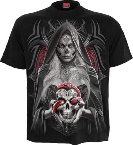 T-shirt homme manches courtes noir Spiral High Priestess en coupe standard