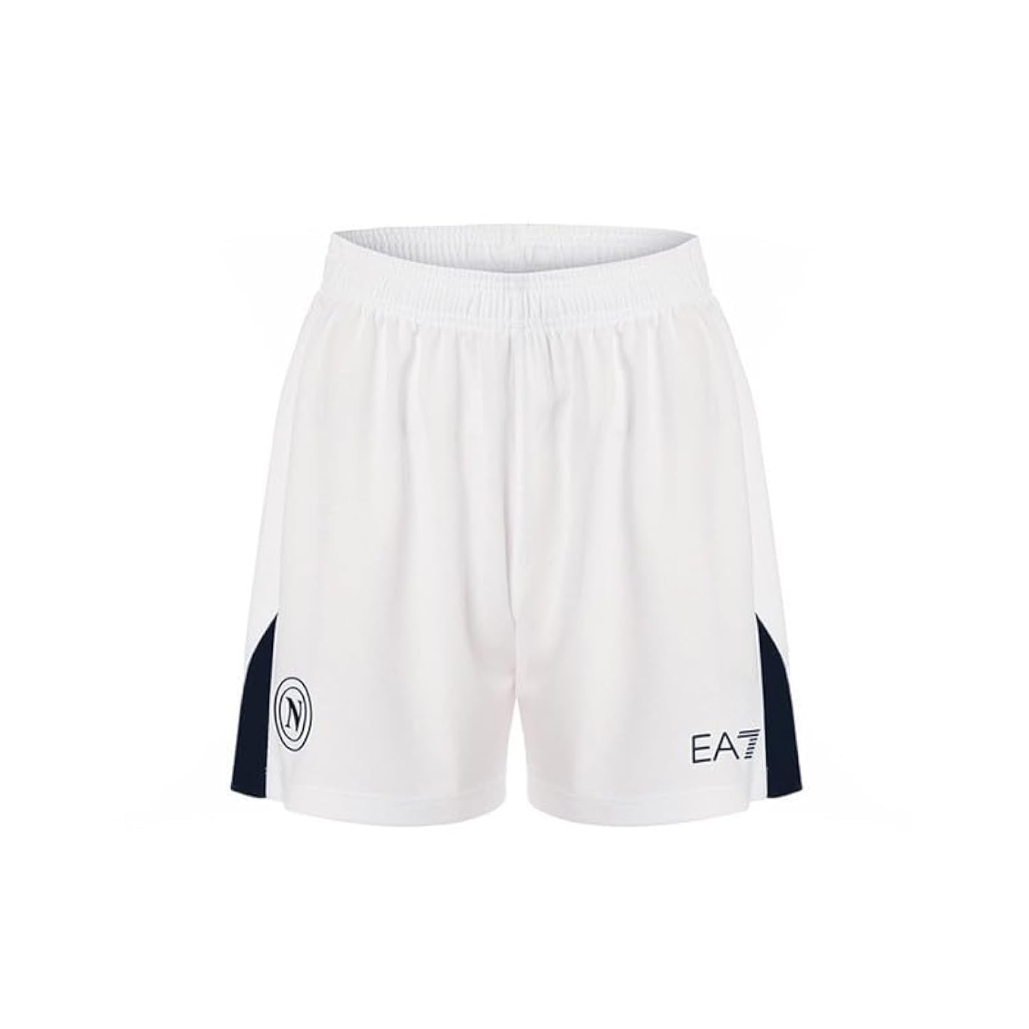 SSC Napoli - Pantaloncino Junior Gara Home Ea7, Pantaloncini da Calcio Unisex - Bambini e Ragazzi