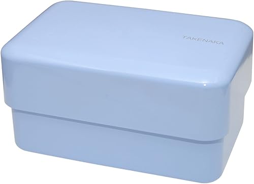 TAKENAKA Lonchera Bento, lonchera ecológica fabricada en Japón, libre de BPA y caña, 100% reciclaje de botellas de plástico, apta para microondas y