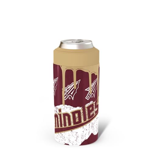 Image of Frost Buddy Universal Can Cooler (Florida State Seminoles | Drip) | 20x colder, cold up to 24 hrs | Sleek, lightweight design | Premium build quality | Coffee-mug ready with add-on lid