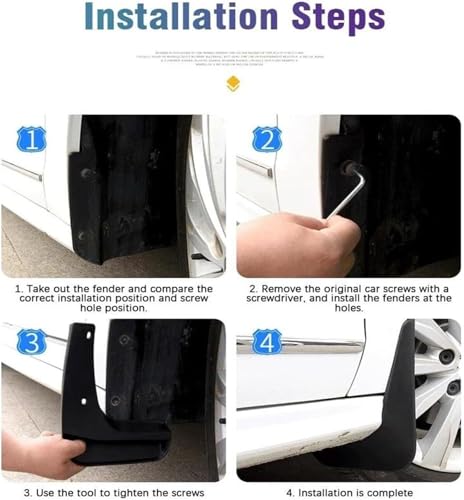Guardabarros de coche para Toyota Land Cruiser Prado y protector contra salpicaduras 5