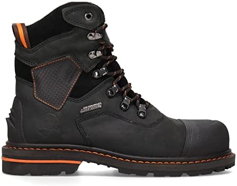 Hoss Men's, Range 6in Comp Toe Waterproof Work Boot Black 11 EE | Image 1