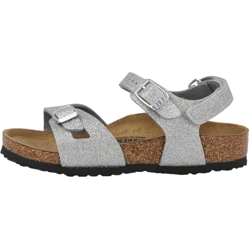 Birkenstock Rio Kids Sandal, Sparkling Light Silver, Birko-Flor, Cork-Latex Footbed, Narrow Fit4