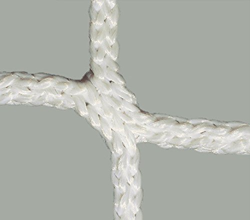 HUCK Tornetz Großfeld - 4mm Starkes Fußballtor Netz Blau/gelb 2,0m X 2,0m