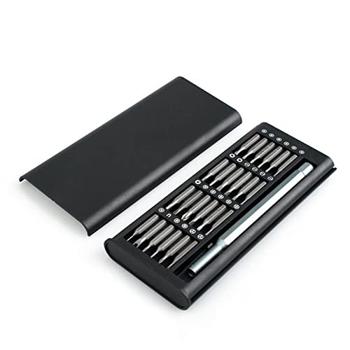 Milageto Kit de chave de fenda multifuncional, ferramenta manual 25 em 1 com caixa de armazenamento