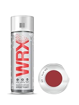 WRX Spray Paint - Plum Red - 400 ml Quality Brilliant Colours Perfect Finish Brilliant All Purpose Interior/Exterior, Art, Crafts, Auto, Home Furniture, Garden, Radiator Paint 400ml