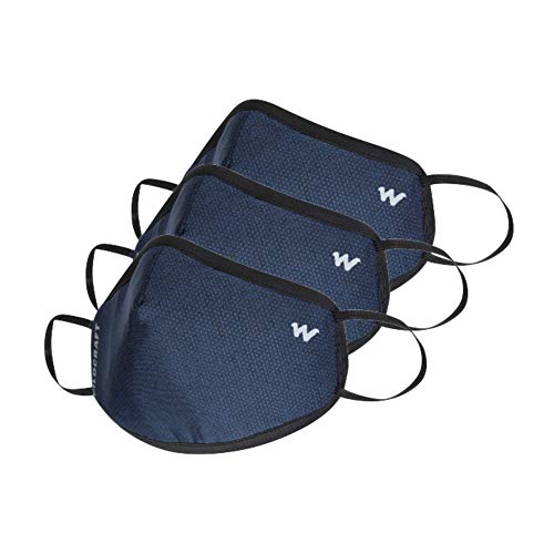 Image of Wildcraft SUPERMASK W95+ Reusable Outdoor Respirator 3P : POINTEL : BLU POSDN : S