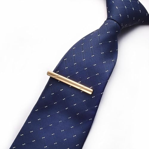 Image of Yoursfs Classic Slash Tie Clips for Men Regular Tie Bar Stainless Steel Tie Clip for Formal Occasions Wedding Anniversary Business