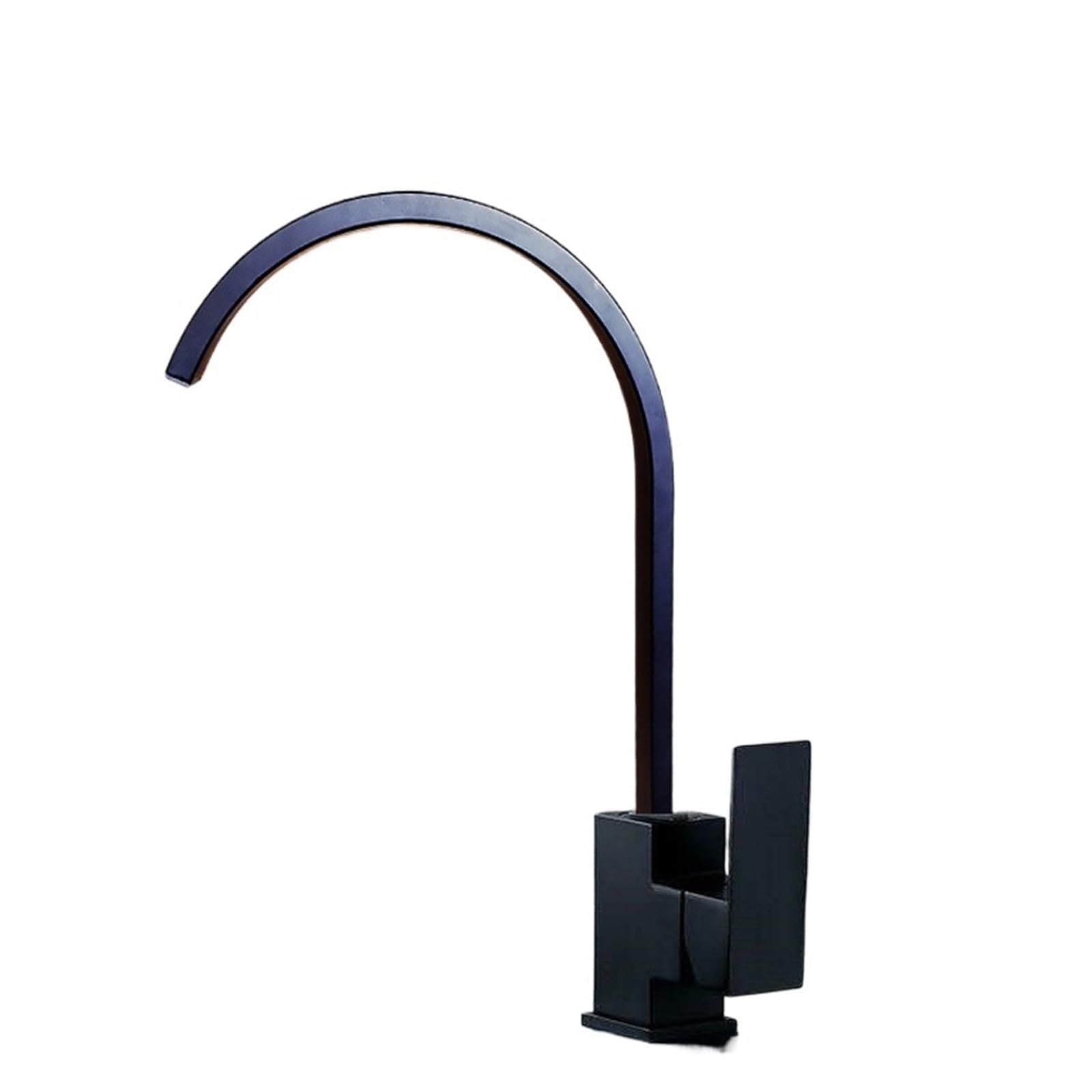 Grifo de cocina frío y caliente monomando giratorio 360 cromado latón macizo