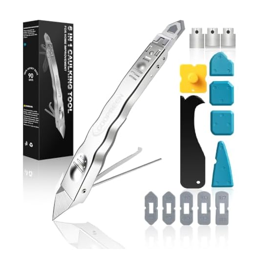6 IN 1 Caulking tool,Stainless Steel caulk tool & silicone caulking tool