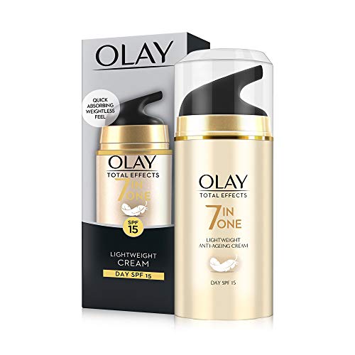 Image of Olay Day Cream Total Effects 7 in 1 Anti-Ageing Lightweight Moisturiser SPF 15, 20g
