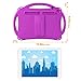 Adocham Kids Case for iPad 9th/8th/7th Generation(10.2 inch),Lightweight Silicone Kids iPad 10.2 Case 2021/2020/2019(Purple)