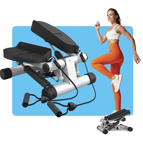 SPORTNOW Mini Stepper Mit LCD Display - Hometrainer Bis 100kg Für Zuhause