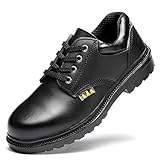 Sicherheitsschuhe Herren Leicht Arbeitsschuhe Damen Stahlkappe Schutzschuhe Sportlich Atmungsaktiv Turnschuhe Industrie Sneaker(42 EU)