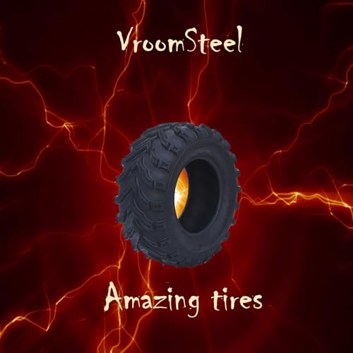 VroomSteel 25x11-10 ATV/UTV Tires - All-Terrain, Off-Road, Mud/Trail Tires (Tubeless, Set of 2) - Thumbnail 2
