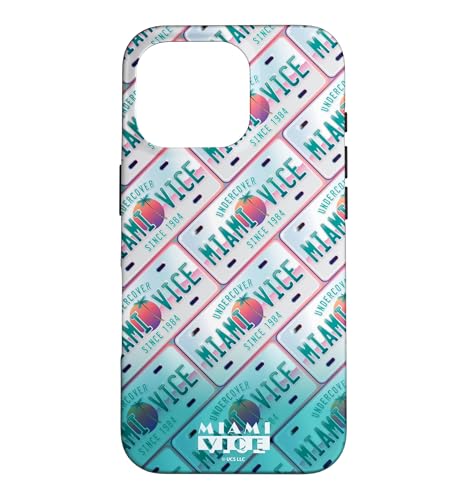 Miami Vice Undercover License Plate All Over Print �X�}�z�P�[�X iPhone 16 Pro �p