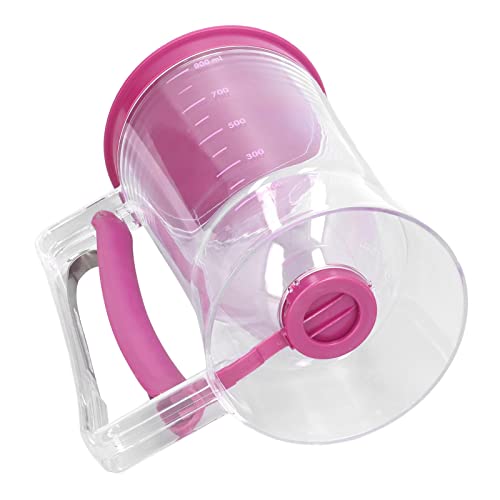 Pancake Batter Dispenser Trigger Handle Manual Batter Dispenser Wide Opening Batter Dispenser, for Waffles Muffins Cakes Pizza Etc, Controllable Food Size Measurable Scale Pourer - Image 5