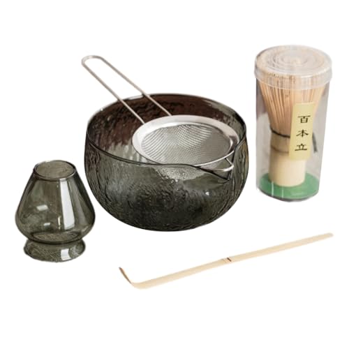 Coffret cadeau rituel matcha bol en verre et accessoires de tradition