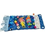 Vestamore Sensorische Fidget-Matte mit Plüsch-Touch, 13 x 28 cm, Alzheimer-Werkzeuge für Demenz, ansprechende Texturen