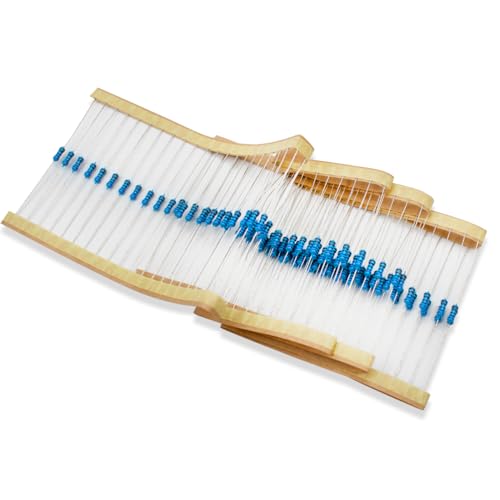 Innfeeltech 100 Pcs 1/4W 1% Tolerance 2.7K Ohm Metal Film Resistor Resistance for DIY Project and Experiments