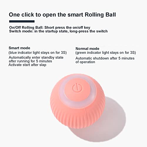 Littryee Bola de brinquedo inteligente interativa para gatos,brinquedo elétrico,rolagem automática,b