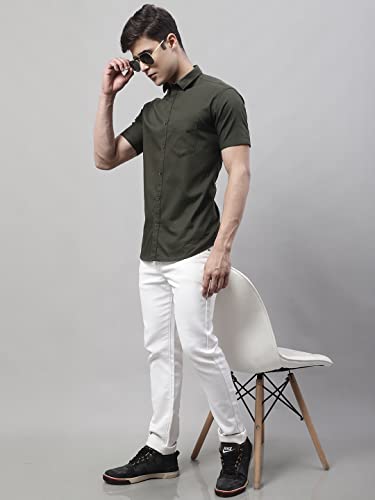 Image of Majestic Man Men's Cotton Slim Fit Shirt