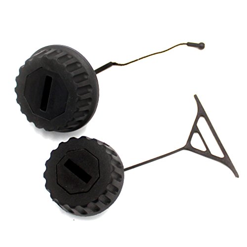 AISEN Tank Lid Set Petrol & Oil Lid for Stihl 064 066 MS660 MS650 Engine Saw 0000 350 0509/0000 350 0520