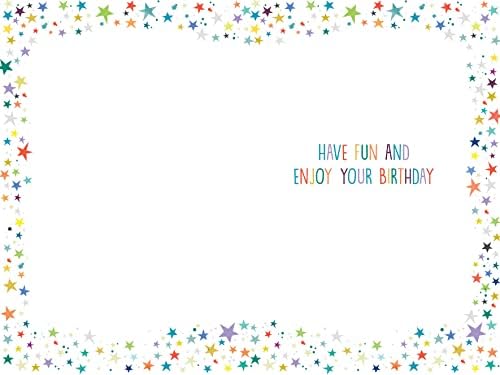 Grandson Birthday Card Humorous Funny - Size 6" X 9"